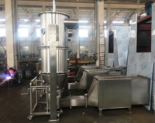 Pharmaceutical Industry 100 Liter Fluid Bed Dryer Granulator
